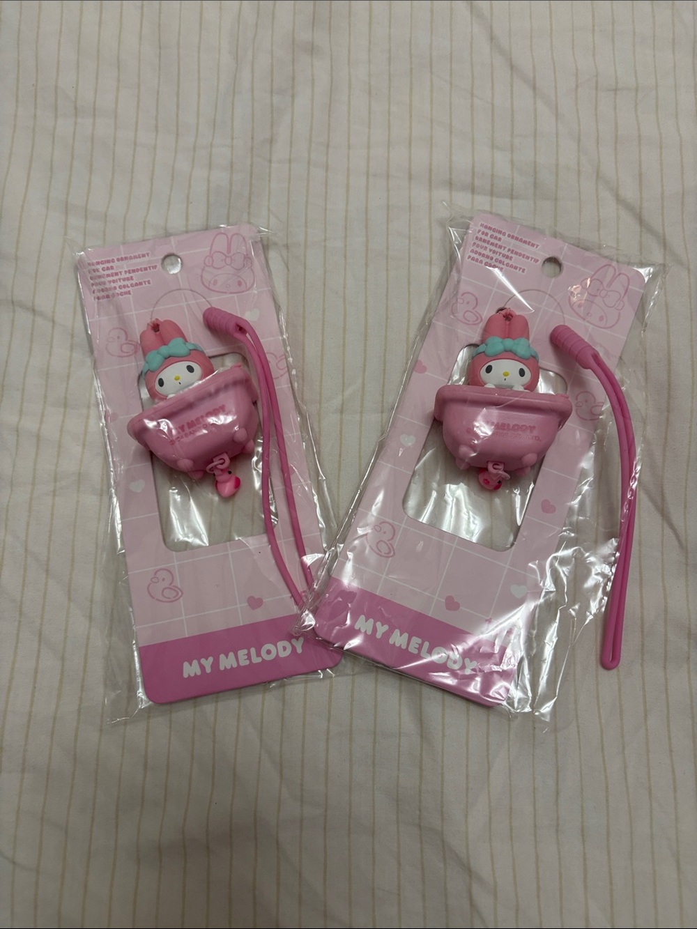 Miniso Pink Lanyard For Car